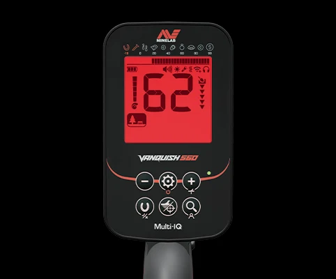 İzmir Minelab Vanquish 540 - VANQUISH ekran ve saha kontrolü